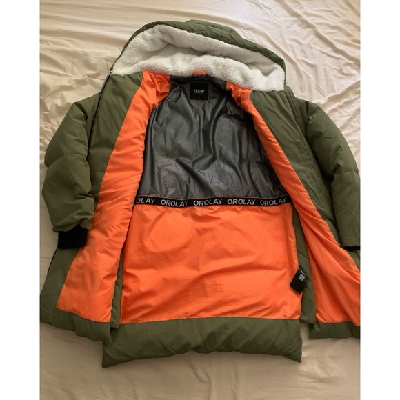 Orolay Women’s Thickened Down Jacket - Small, Green - Picture 9 of 15